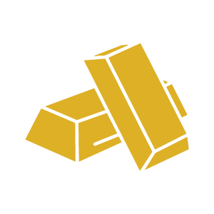 Minted Bar - Rectangle Gold