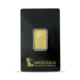 SWISS- Minted Bar - Rectangle Gold