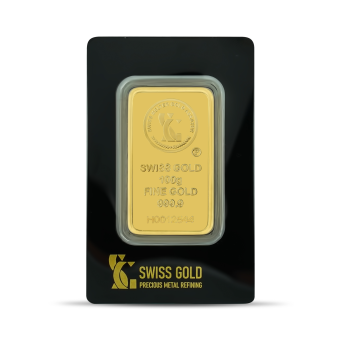 SWISS- Minted Bar - Rectangle Gold