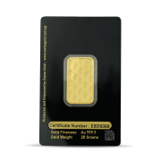 999.9 Swiss Gold Minted Bar -20 grams